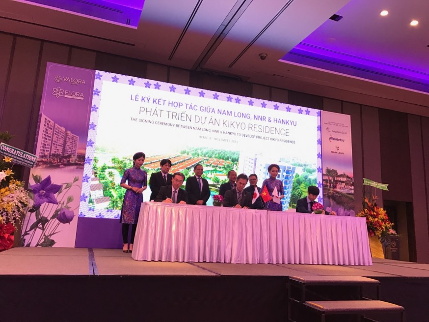 NAM LONG (HOSE: NLG) TIẾP TỤC CÙNG HANKYU REALTY VÀ NISHI NIPPON RAILROAD PHÁT TRIỂN DỰ ÁN KIKYO RESIDENCE- TRUNG TÂM QUẬN 9