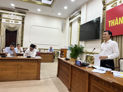 Lãnh đạo HoREA tham dự cuộc họp tại Ủy ban nhân dân thành phố Hồ Chí Minh, ngày 15 tháng 02 năm 2023