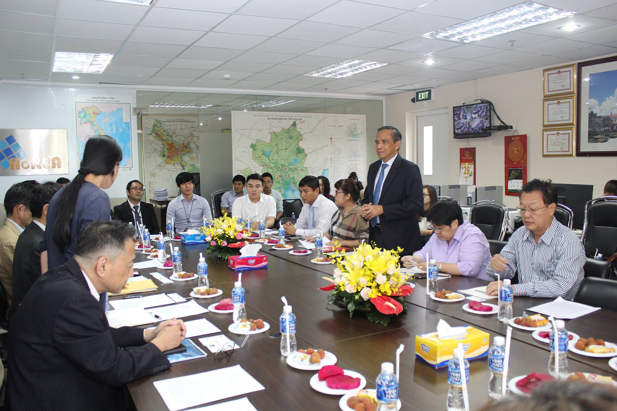 Ban lãnh đạo HoREA làm việc với Tổng Cục Đất đai và Cơ quan Tái thiết Đô thị Nhật Bản, ngày 28 tháng 6 năm 2017