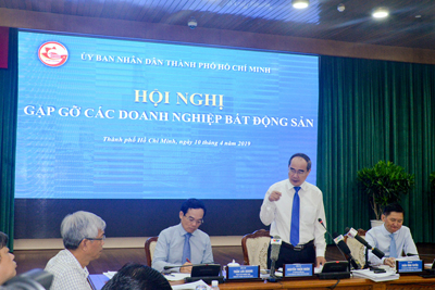 Lãnh đạo TPHCM gặp gỡ và tháo gỡ khó khăn cho doanh nghiệp BĐS trên địa bàn TPHCM