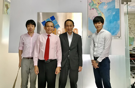 Lãnh đạo HoREA làm việc với Công ty TNHH Hankyu Realty 