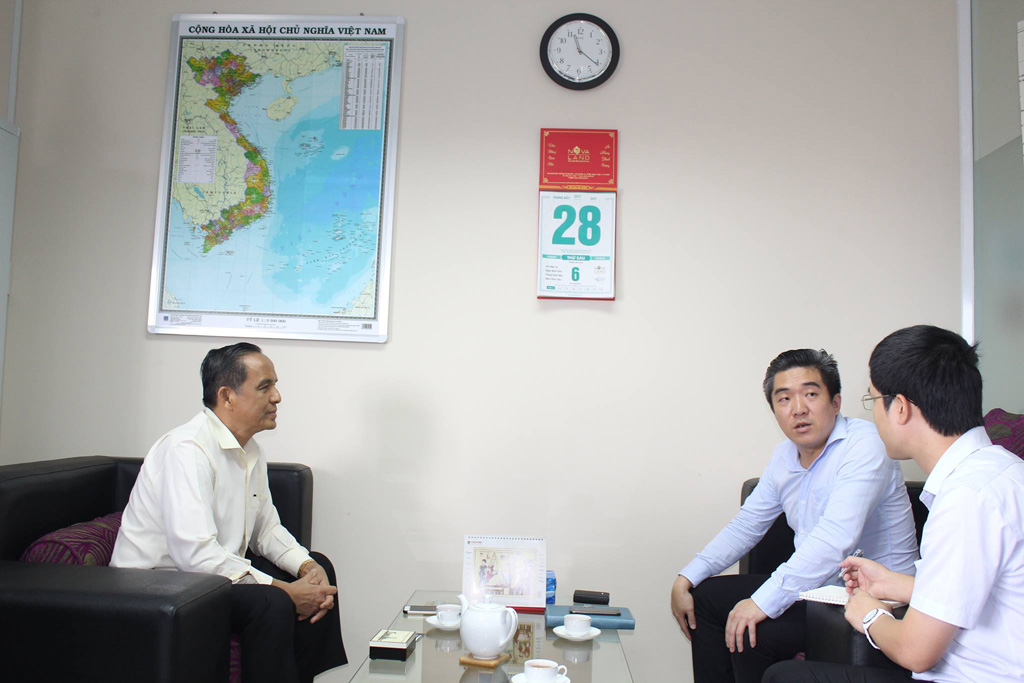 Lãnh đạo HoREA làm việc cùng Lãnh đạo Công ty Hone Sty, ngày 28/7/2017