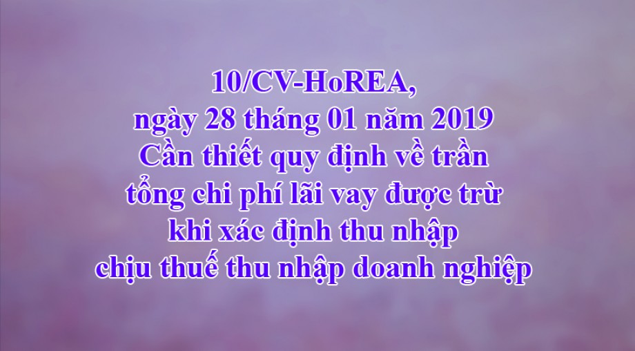 Cần thiết quy định về trần tổng chi phí lãi vay được trừ khi xác định thu nhập chịu thuế thu nhập doanh nghiệp